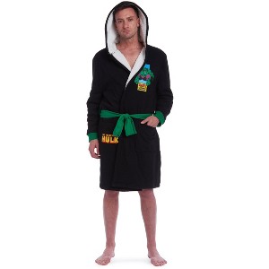 Marvel Avengers French Terry Long Sleeve Pajama Sleep Robe - 1 of 4