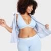 Women's Cotton Blend Plunge Bralette - Auden™ - 3 of 4