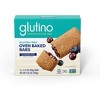 Glutino Blueberry Acai Oven Baked Bar - Case of 12 - 7.05 oz - 2 of 4