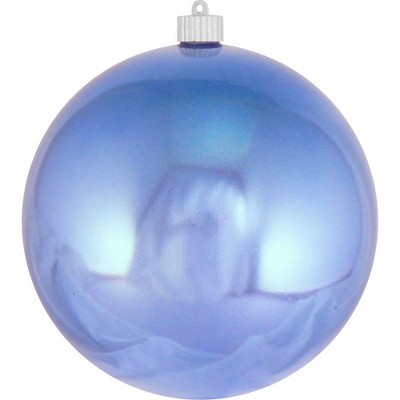 Christmas by Krebs Shiny Polar Blue Shatterproof Christmas Ball Ornament 8" (200mm)