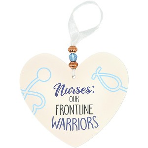 Pavilion Gift Company - Nurses - 3.5" Heart-Shaped Ornament - Tree Ornaments - 1 of 4