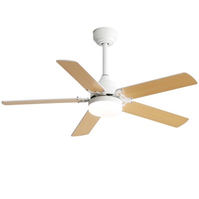 BestParts 42" Modern Ceiling Fan - 3-Color LED, Remote Control, Reversible DC Motor