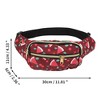 Unique Bargains Watermelon Pattern Fanny Pack 1 Pc - 3 of 4
