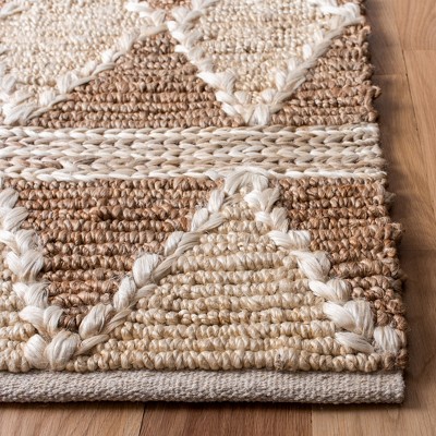 Handmade Reversible Brown/Beige Jute Area Rug - 3 ft. x 5 ft.