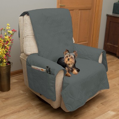 Pet Adobe Pet Furniture Cover for Recliner- 78" x 73", Gray