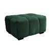 Racxily Chenille Sofa - Armless Seat & Ottoman - Exquisite Stylish Design, Superior Comfort for Living Room - 4 of 4