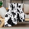 PiccoCasa 300GSM Lightweight Cute Comfy Fleece Flannel Throw Blankets 1 Pc - 2 of 4