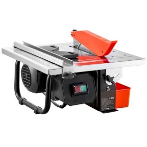 VEVOR Wet Tile Saw, 7-inch 65Mn Steel Blade, 3500 RPM Induction Motor, Tile Cutter Wet Saw with Water Reservoir,for Cutting Tiles and Stones - 1 of 4