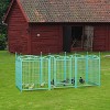 Akoasm 32 inch 8 Panels Heavy Duty Dog Fence Puppy Pen for Large Medium Small Dogs-Blue - 2 of 4