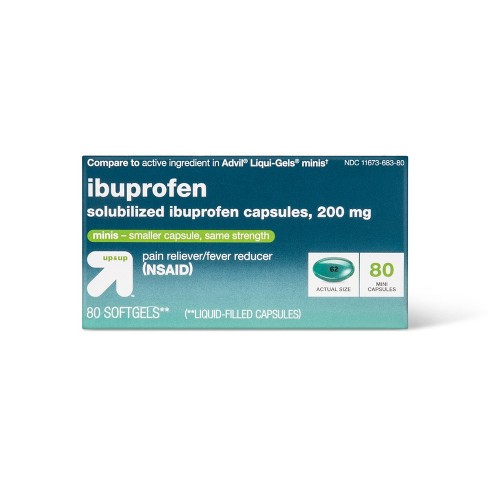 Ibuprofen Mini Gelcaps (nsaid) - 80ct - Up & Up™ : Target