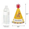 Big Dot of Happiness Let's Fiesta - Cone Fiesta Happy Birthday Party Hats for Kids and Adults - Set of 8 (Standard Size) - 3 of 4