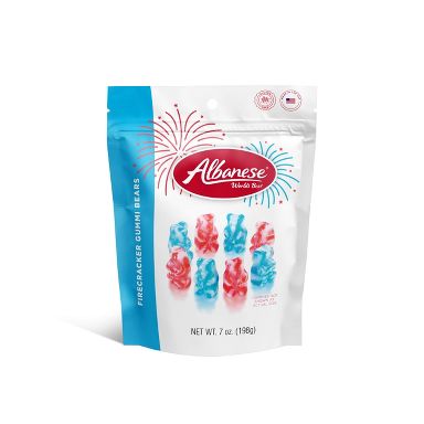 Albanese World's Best Firecracker Gummi Bears Candy - 7oz