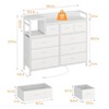 Dresser for Bedroom with 9 Drawer, TV Stand with Charging Station - 3 of 4