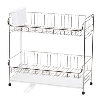 rayintelligent Stainless Steel 2 Tier Dish Rack & Reviews