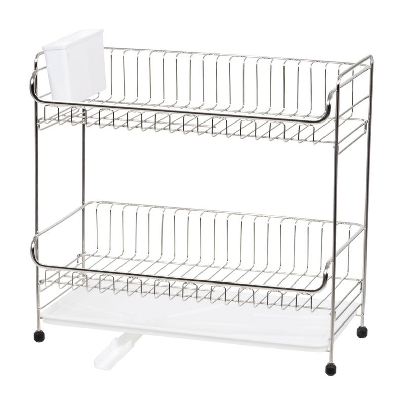 IRIS 2 Tier Stainless Steel Compact Dish Rack
, 1 of 12