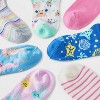Girls' 7pk 'Seahorses' Lightweight Ankle Length Socks - Cat & Jack™ Blue - 3 of 3