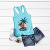 Simply Sage Market Women's Paradise Palm Tree Racerback Tank - 3 of 4