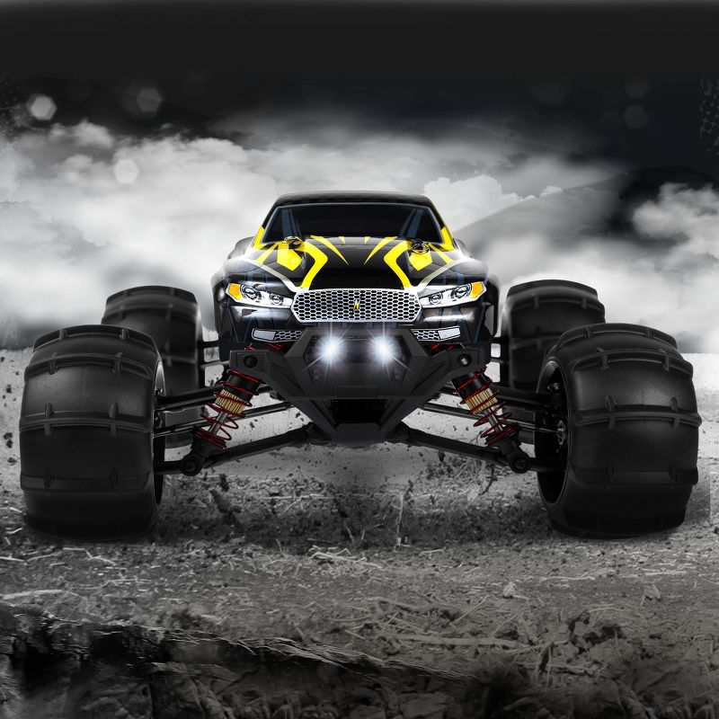 LAEGENDARY 4x4 RC Cars for Adults and Kids - Off-Road, Fast Remote Control Car - Battery-Powered - Up to 38+ mph - Yellow & Black, 2 of 8