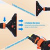 Pull Up Bar for Doorway - Adjustable No Screws Chin Up Bar for Home Gym, 440 LBS Max Load, with Level Meter & Anti-Slip Design for Strength Training - 3 of 4