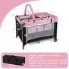Safstar 3 in 1 Pack and Play with Toy Bar Diaper Changing Table with Safety Belt - 2 of 4