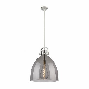 Newton Bell - 1 Light Stem Hung Pendant In Industrial Style-21.63 Inches Tall and 16 Inches Wide - 1 of 1