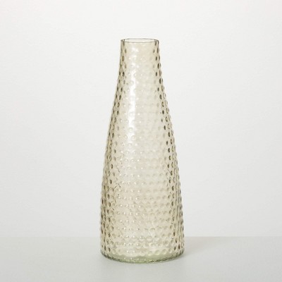 Sullivans 15" Hobnail Vase, Clear