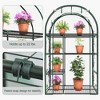 YARDSIGHT 4-Tier Mini Greenhouse Steel Frame and PE Cover Plastic Plant Rack Stand Green House with Plant Repotting Mat for Indoor & Outdoor Use - 2 of 4