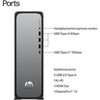 Refurbished: HP S03-0903w OmniDesk Slim Desktop PC Intel i3 8GB, 512GB, W11H - Silver - Manufacturer Refurbished - 4 of 4