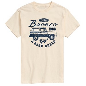 Men's - Ford - Vintage Bronco Rare Breed 1966 Pony Logo Short Sleeve Graphic T-Shirt - 1 of 4