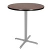 Hampden Furnishings 42" Bennet Collection Round with X Base Dining Bar Height Table - 2 of 4