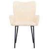 vidaXL Dining Chairs 2 pcs Cream Velvet - 4 of 4