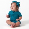 Gerber Buttery-Soft Snug Fit Short Sleeve Romper - 3 of 4