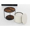 NicBex Multi-functional Combination Set,Ottoman with Side Table and Drum Stool,Ottoman for Living Room,Bedroom,Entryway - 4 of 4