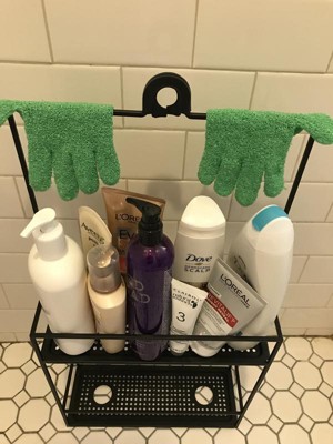 GeekDigg 2 Pack Corner Shower Caddy, Transparent Acrylic Shelf, Wall  Mounted No Drilling Traceless Adhesive Bathroom Storage