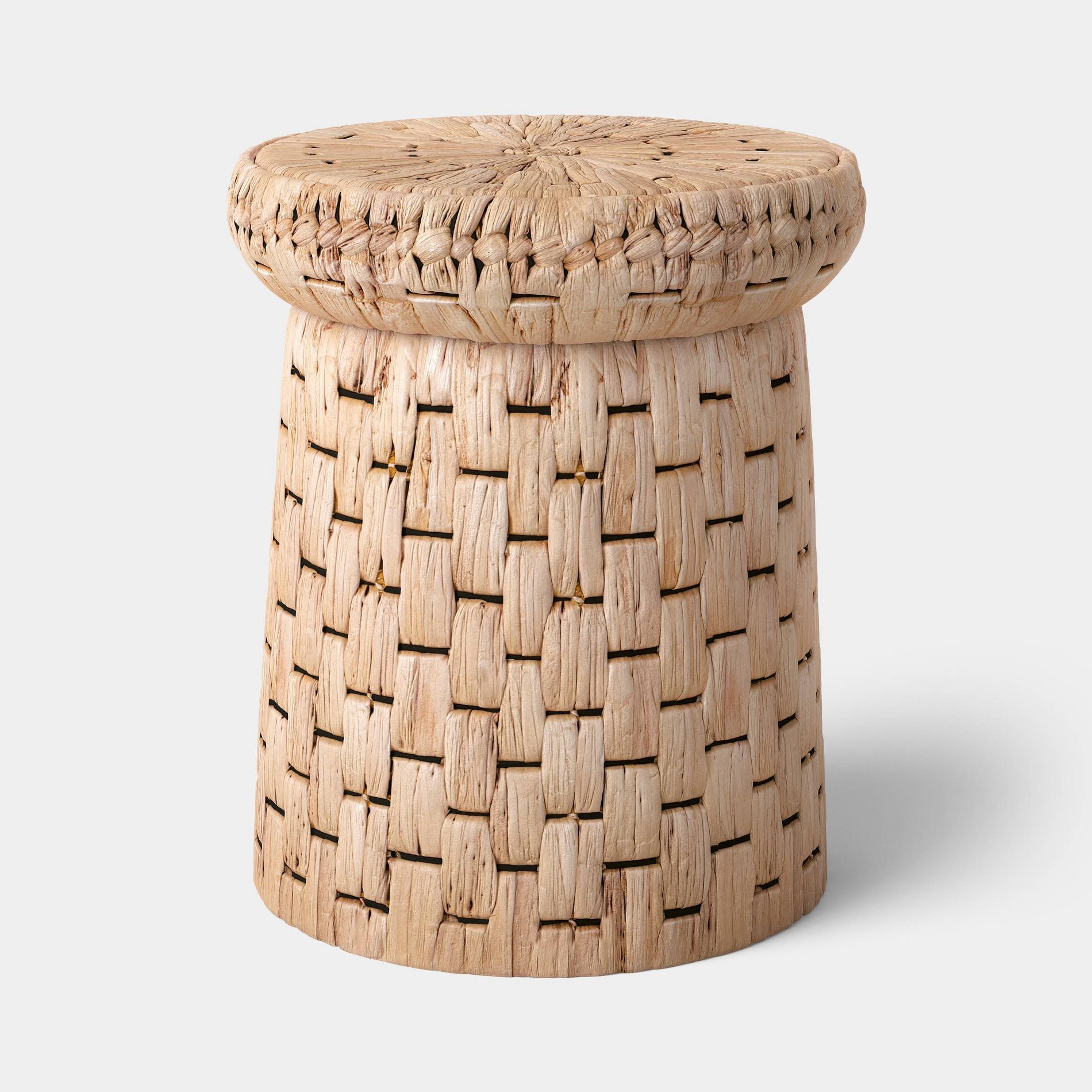 Water Hyacinth Woven Side Table Natural - Threshold™