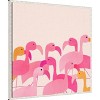 Amanti Art Flamingos by Kristian Gallagher Framed Canvas Wall Art - 2 of 4