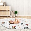 Sweet Jojo Designs Boy Baby Security Blanket Construction Truck Red Blue and Grey - 2 of 4