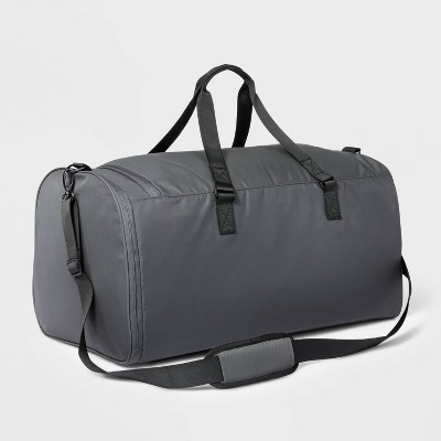60L Duffel Bag Gray - Open Story™: Water-Resistant Softside Luggage