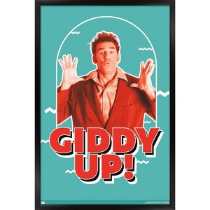 Trends International Seinfeld - Giddy Up! Framed Wall Poster Prints - 1 of 4