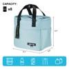Unique Bargains Insulated Leakproof Thermal Zipper Portable Lunch Bag - 2 of 4