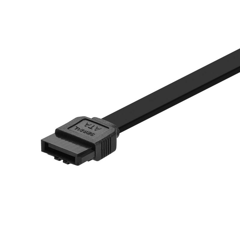 Monoprice DATA Cable - 1.5 Feet - Black | SATA 6Gbps Cable with Locking Latch, data transfer speeds of up to 6 Gbps, 3 of 7