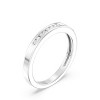 GILDED 1, 1/2, 1/4, 1/10 Carat Total Weight Lab Grown Diamond Eternity Stackable Rings in 925 Sterling Silver, Size 7 - 2 of 4