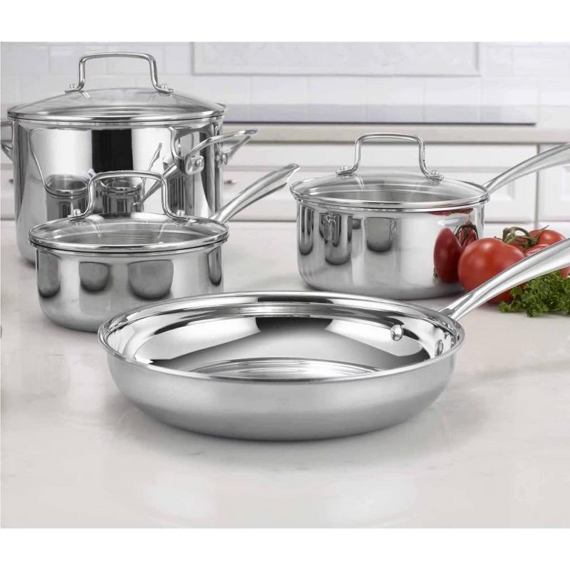 Cuisinart TPS-10 Tri-Ply Stainless Steel 10 Piece Cookware Set, 4 of 9