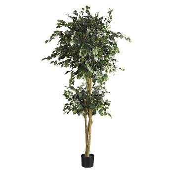 Nearly Natural 6' Double Ball Ficus Silk Tree