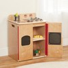 ECR4Kids Play Kitchen Stove, Wooden Playset - 3 of 4