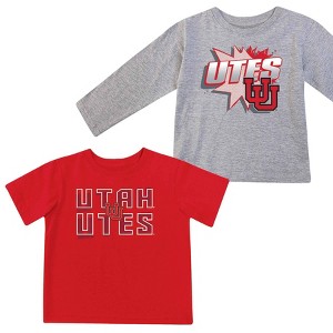 NCAA Utah Utes Toddler Boys' 2pk T-Shirt - 1 of 3