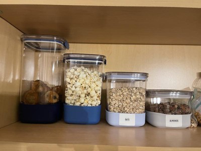 Ello Plastic Canister Food Storage - Grey, 52.8 oz - Kroger