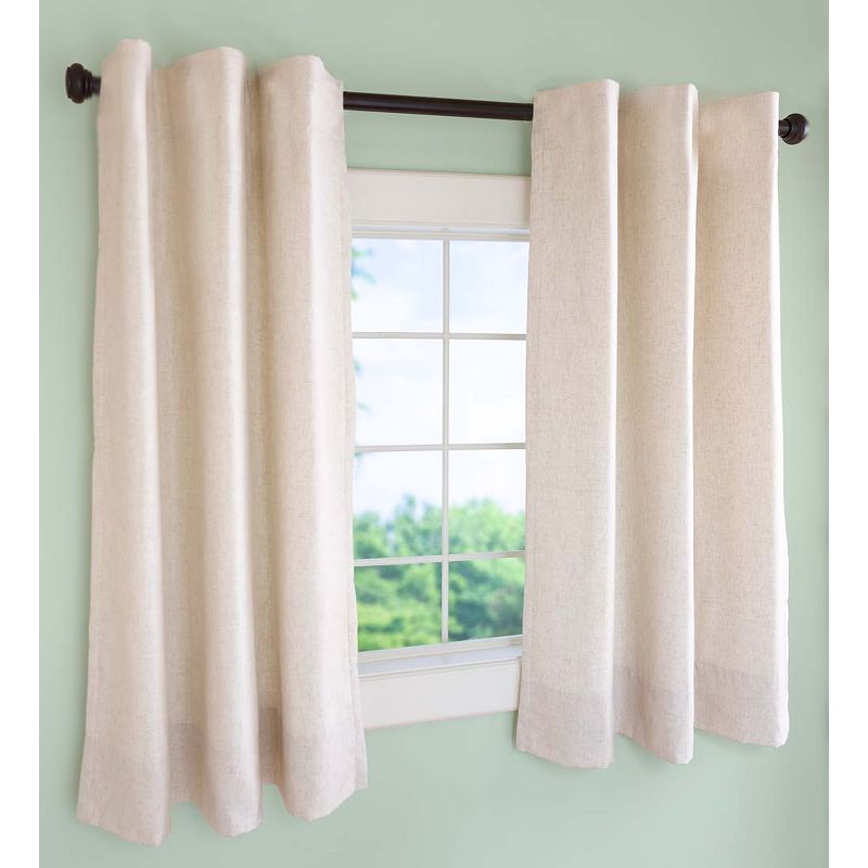 Insulated Short Curtain Panel with Rod Pocket, 40"W x 54"L, 2 of 3