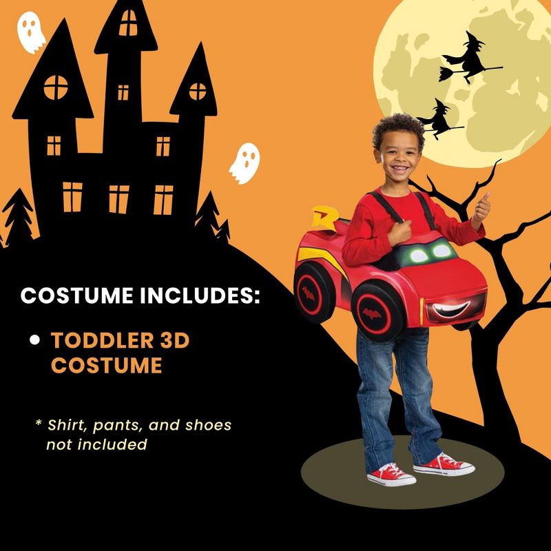 Disguise DC Batwheels 3D  Redbird Child Costume | One Size, 4 of 5