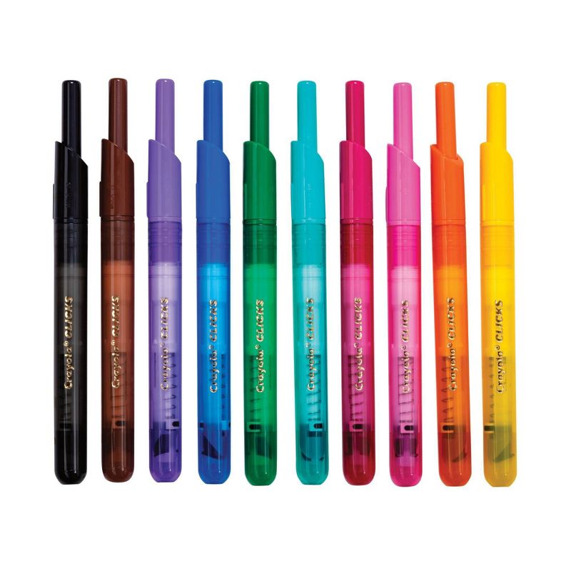 Crayola 10ct Clicks Retractable Markers, 5 of 8